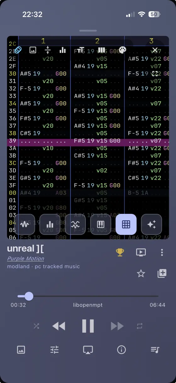 rewamp on iPhone — swap visualizer without leaving the player